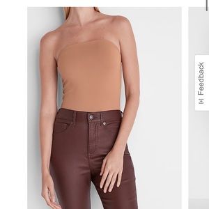 Express Body Contour Tube Top Bodysuit